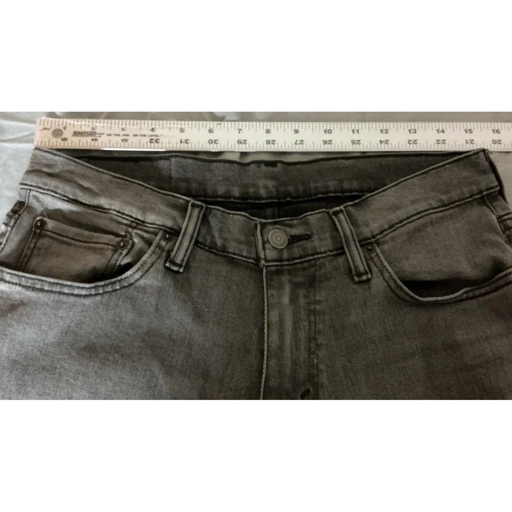 Levis 541 Jeans Mens 30x30‎ Gray Athletic Taper Stretch Denim Pants Tapered Leg